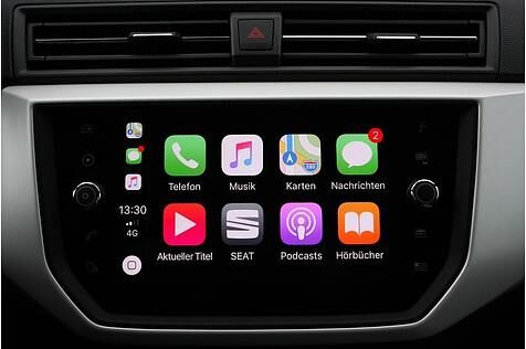 Voll vernetzt: Apple CarPlay im Seat Arona TDI