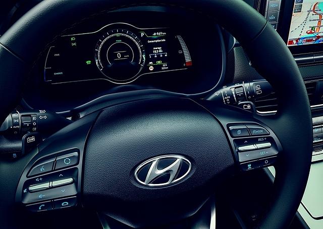 Das Cockpit des Hyundai Kona Electric