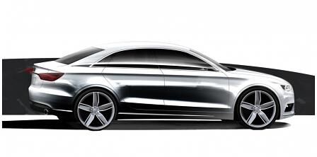 Audi A3 Designskizze