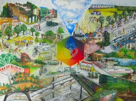 Vision 2050: Nachhaltiger Verkehr (Fraunhofer-ISI/Judith Kozinski)