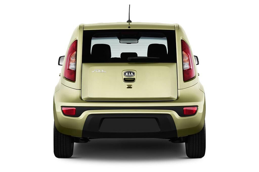 Kia Soul (Baujahr 2012) Attract 5 Türen Heckansicht