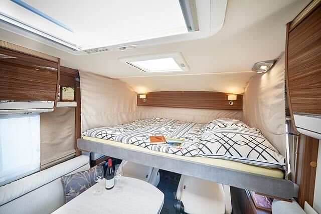 Auf Wunsch gibt es ein Queen-Bett