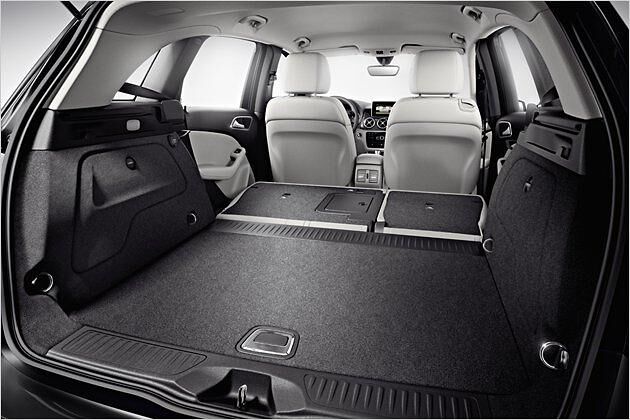 Bis zu 1.545 Liter Gepäck schluckt die B-Klasse