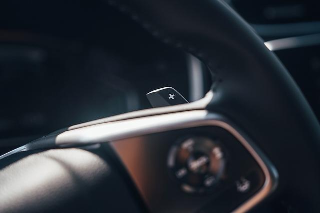 Die Paddel im Honda CR-V Hybrid dienen dazu, die Verzögerung zu wählen, wenn man vom Gas geht