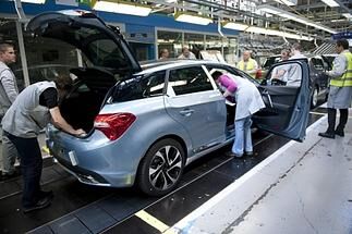 Citroën DS5 Produktion