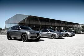 Sondermodelle von Alfa Giulia, Stelvio und Giulietta - Drei mit schwarzen Akzenten