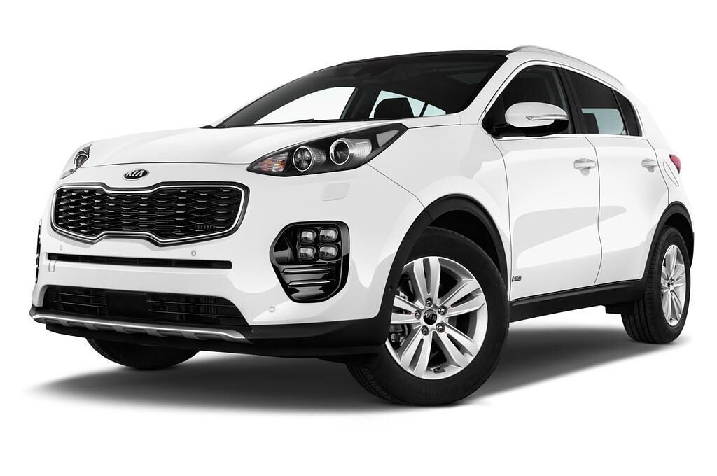 Kia Sportage (Baujahr 2016) GT Line 5 Türen seitlich vorne mit Felge