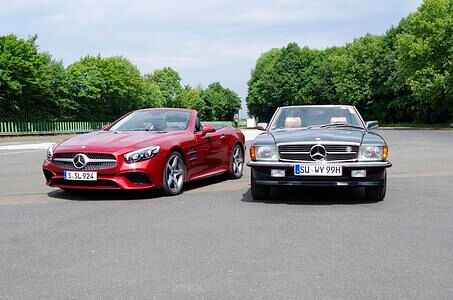 Impression: Mercedes 500 SL und SL 500 - Legende im Zeitenwandel