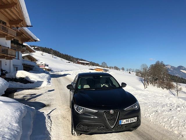 Das Gesicht in der Menge. Alfa Romeo Stelvio 2.0 Turbo 16