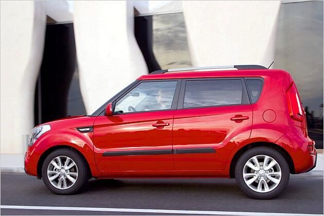 Dank einer Länge von nur 4,12 Meter ist der Soul äußerst handlich