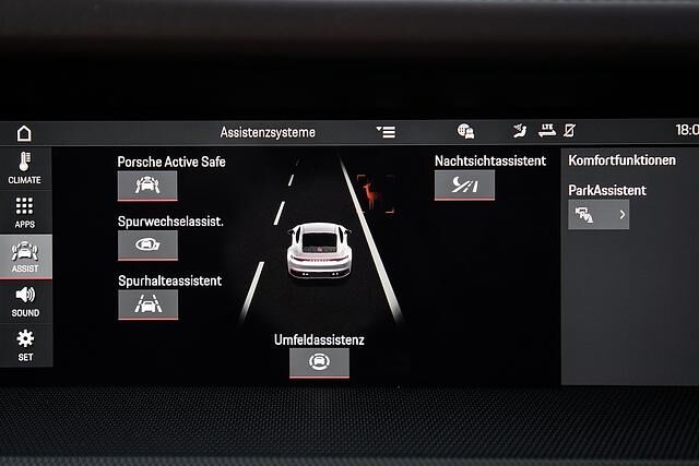 Beim Porsche 911 Carrera S sind jetzt mehr Assistenzsysteme erhältlich