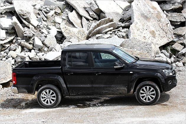 Eine große Bodenfreiheit erleichtert das Fahren im Gelände