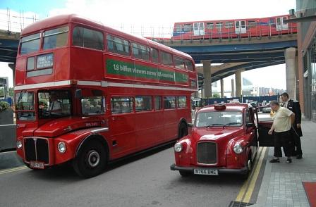Routemaster Doppeldeckerbus in London