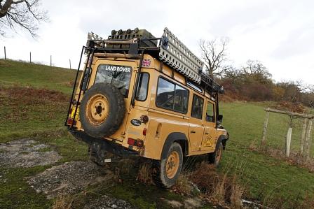 Land Rover Defender - 50 Jahre Land Rover Testgelände Eastnor Castle