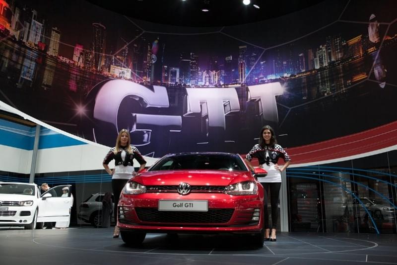 VW Golf auf Qatar Motorshow