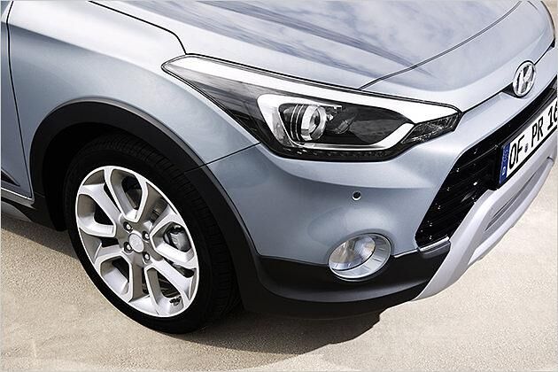 LED- oder Xenonscheinwerfer bietet Hyundai für den i20 nicht an