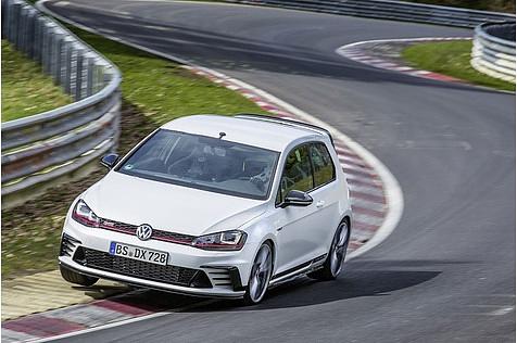 Der VW Golf GTI Clubsport S ist ein Fronttriebler.