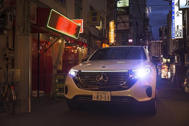 Mercedes EQC in Japan