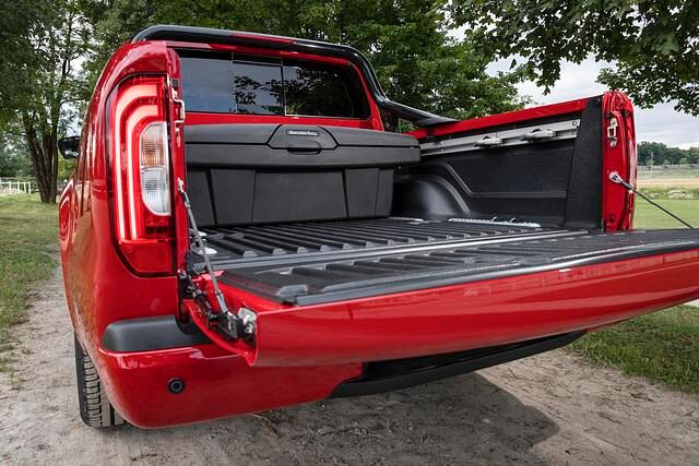 Auf der Pritsche findet sperriges Gut Platz