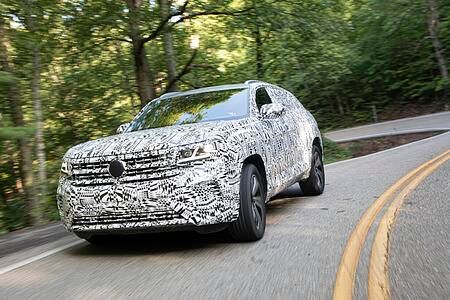 Prototypenfahrt: VW Atlas Cross Sport - Der Riese mit dem schlanken Rücken Prototypenfahrt: VW Atlas Cross Sport - Der Riese mit dem schlanken Rücken