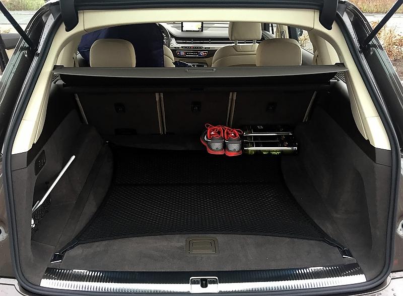 Audi Q7 3.0 TDI Quattro - hier stehen 890 Liter zur Verfügung