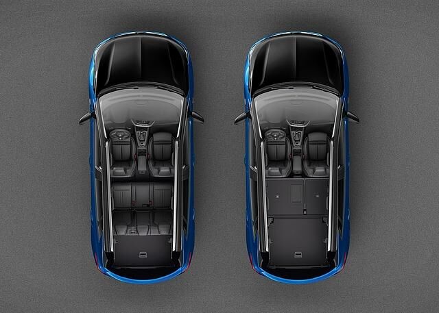 Das Kofferraumvolumen beträgt 390 bis 1.528 Liter, das sind 124 Liter weniger als bei den Grandland X Modellen ohne Hybrid-Antrieb