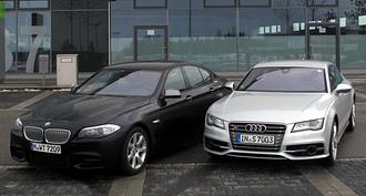 Audi S7 - BMW M 550d xDrive - Sportstunde