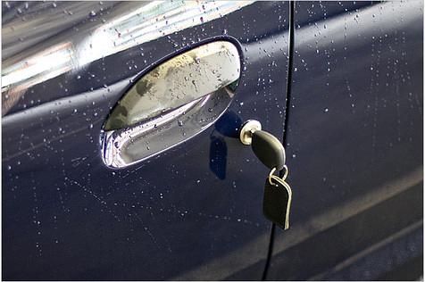 Kein Knopf im Schlüssel, kein Keyless-Go, keine Zentralverriegelung: Aufgeschlossen wird wie vor 30 Jahren