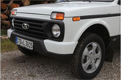 Sein Gesicht hat der Lada 4x4 in 40 Jahren nur minimal verändert