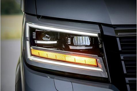 Der Volkswagen Crafter bekam eine moderne, neue Lichtsignatur