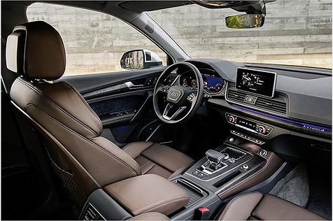 Innen bietet Audi wieder mal eine hohe Materialqualität