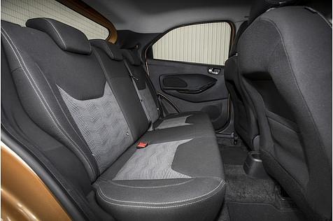 Hinten ist sehr viel Platz