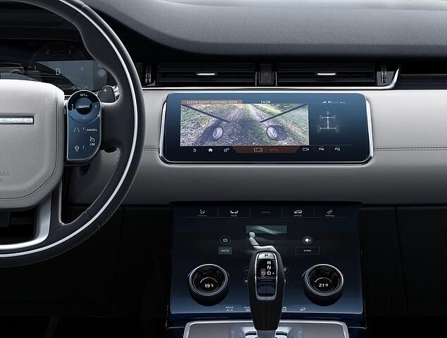 Die sogenannte \"Ground View\" im Range Rover Evoque