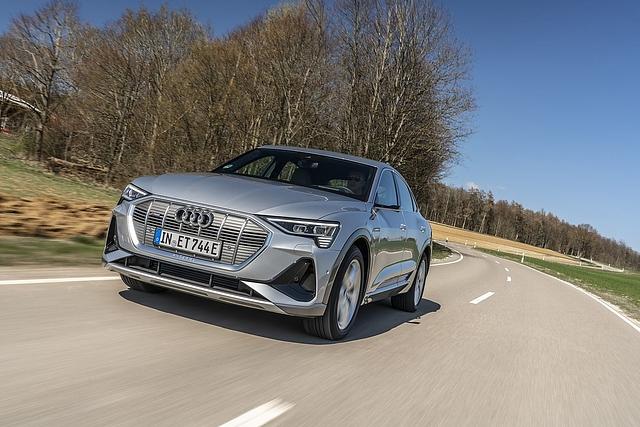 Der Audi e-tron Sportback hat ebenfalls digitale Außenspiegel