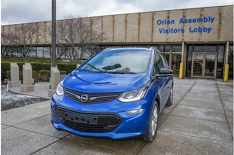 Opel Ampera-e - vor seiner Produktionsstätte in Warren