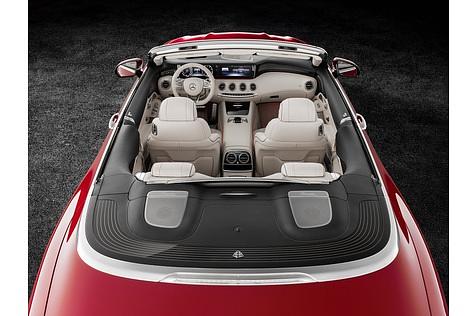 Mercedes Maybach S 650 Cabrio - das MM-Logo auch auf dem verdeckkasten