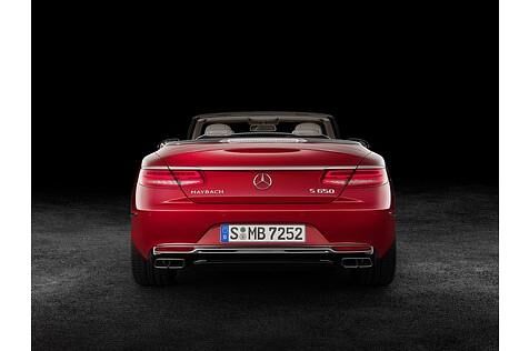 Mercedes Maybach S 650 Cabrio - Maybach-Signets auch am Heck
