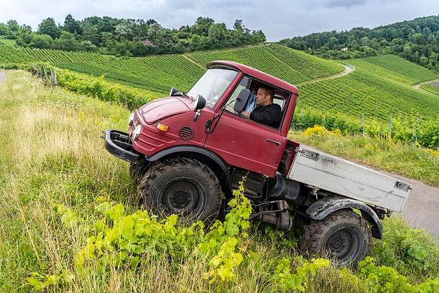 Der Unimog kommt überall hoch
