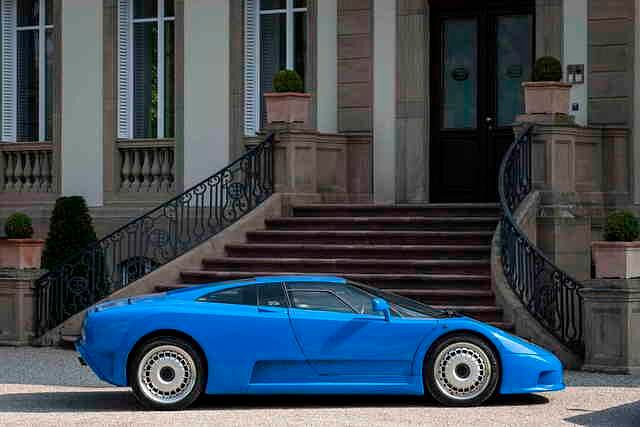 Auch heute kann sich der Bugatti EB 110 durchaus sehen lassen