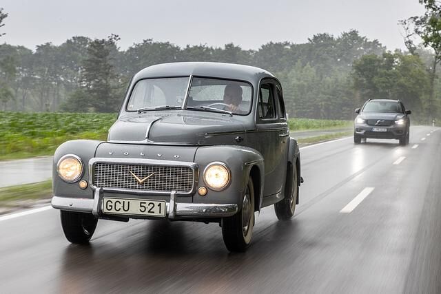 Volvo alt gegen neu  - Medel-Svensson im Münsterland 