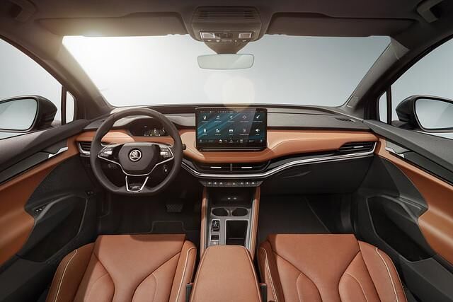 Das Besondere: Dieser Enyaq hat alles an Bord, was ansonsten für das Modell in der langen Aufpreisliste angekreuzt werden muss