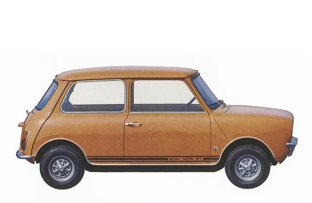 1969 erscheint der Mini Clubman 1275 GT (54 PS) als Nachfolger des 998 cm³ Mini Cooper