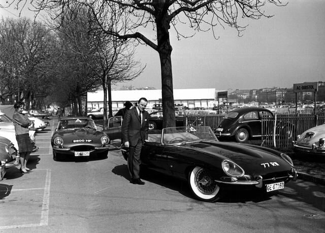 Das Publikumsinteresse am Jaguar E-Type war überwältigend