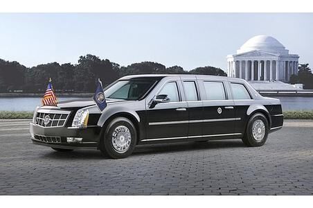 Neue Präsidentenlimousine der USA - Donald Number One - die rollende Trutzburg