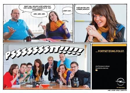 Ungewöhnliche Werbung für Opels neuen Kleinstwagen