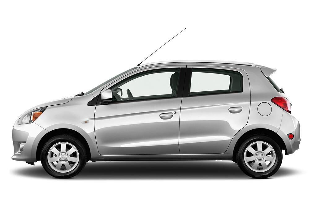 Mitsubishi Space Star (Baujahr 2013) Shine+ 5 Türen Seitenansicht