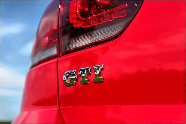 Am Heck steht lediglich GTI, ein Hinweis auf den Golf fehlt komplett