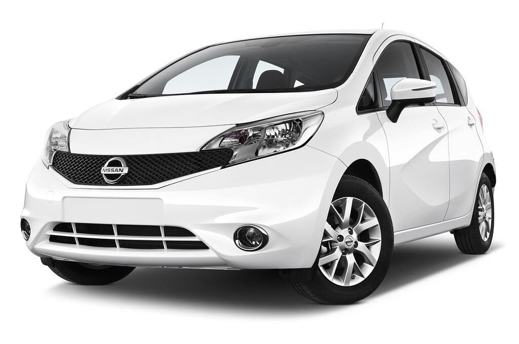 Nissan Note (Baujahr 2013) Acenta 5 Türen seitlich vorne mit Felge