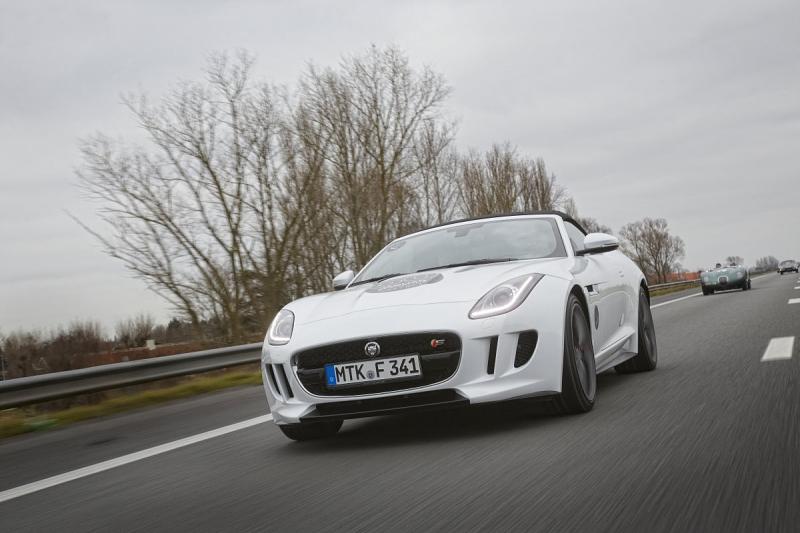 Jaguar Rekordversuch Jabbeke