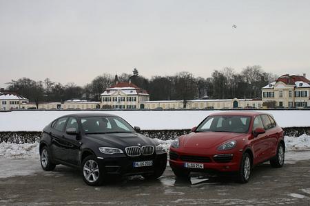 BMW X6 M 50d - Porsche Cayenne S Diesel - Duell der Puncher